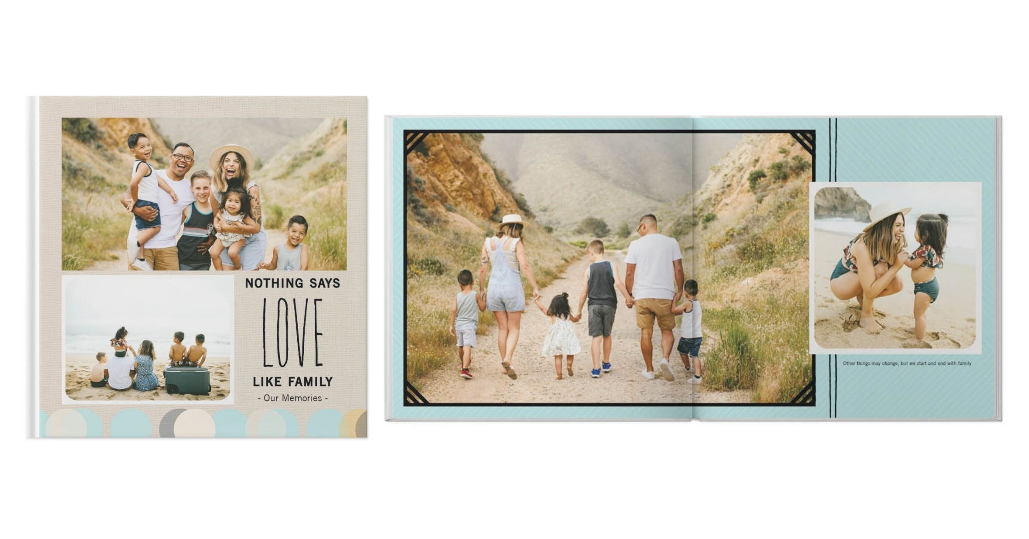 Family Favorites Photo Book design template