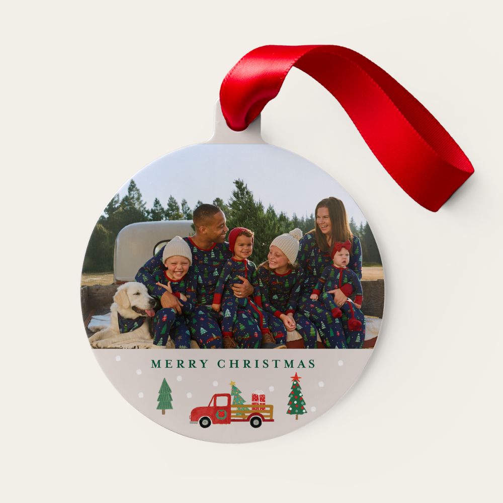 family photo ornament
