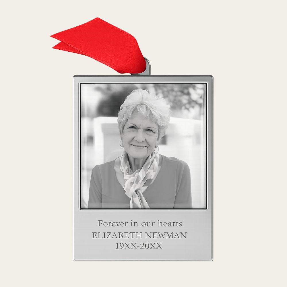 forever in our hearts memorial ornament