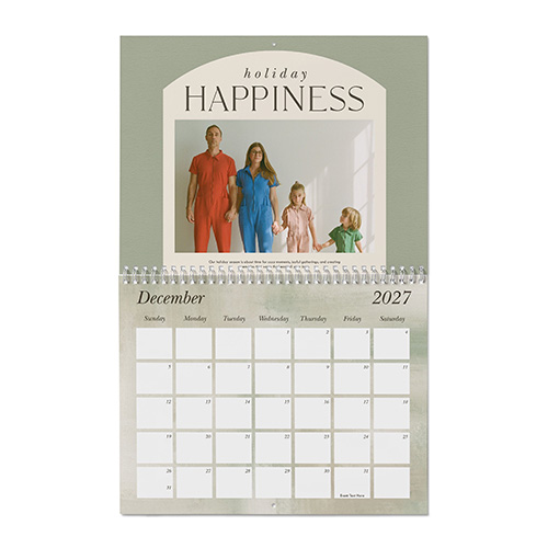 2027 photo wall calendar
