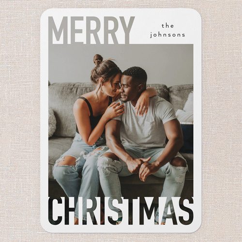 minimalist christmas card