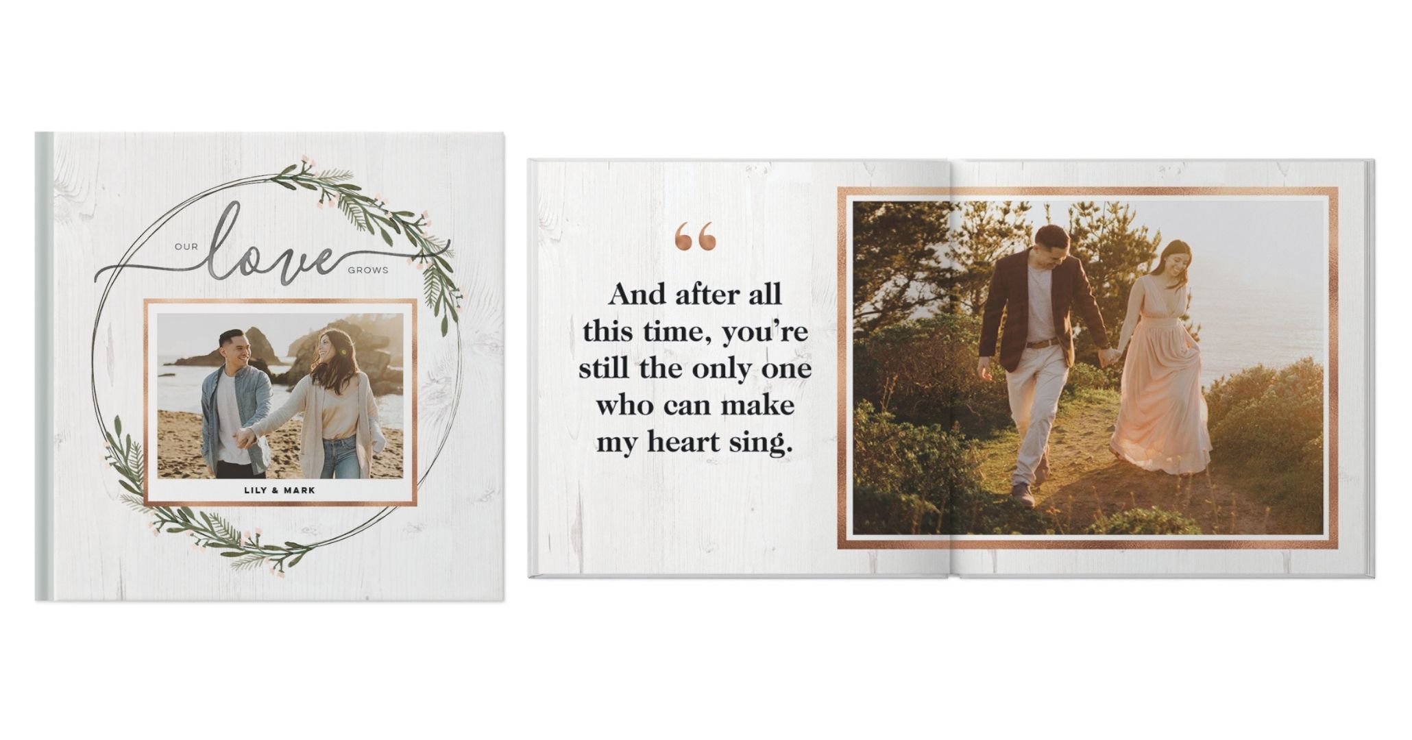 love story photo book
