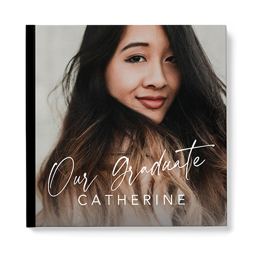 graduation photo book cover