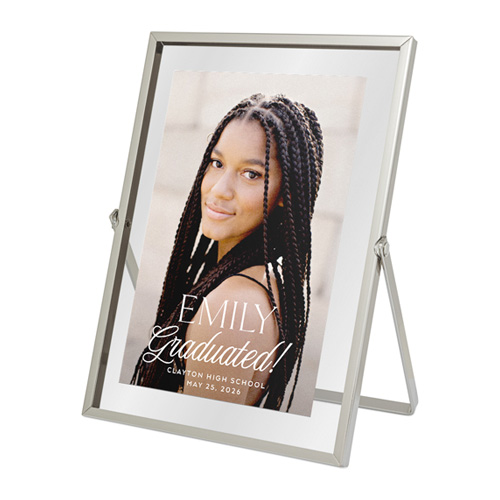 tabletop print with graduation design