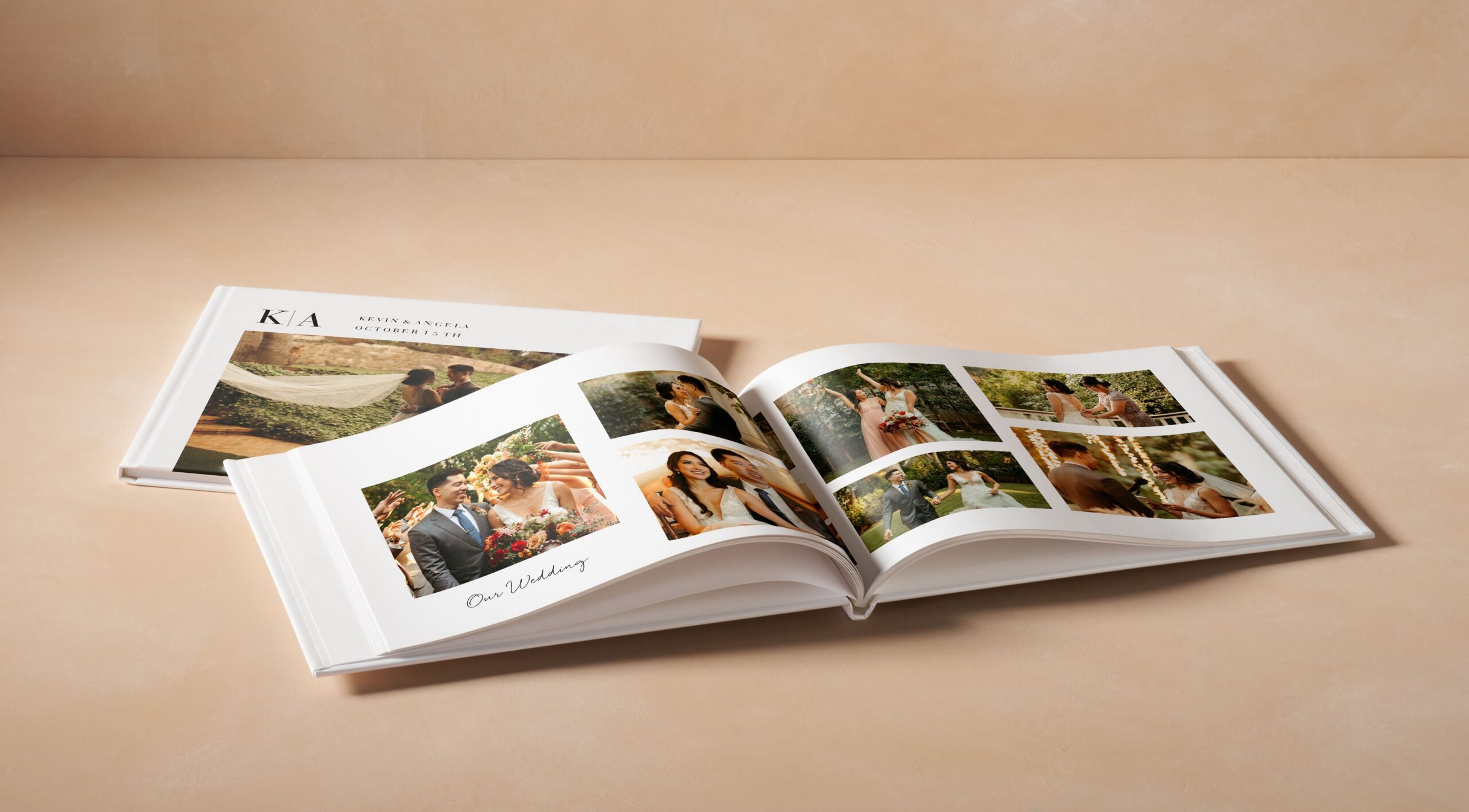 photo book with standard pages