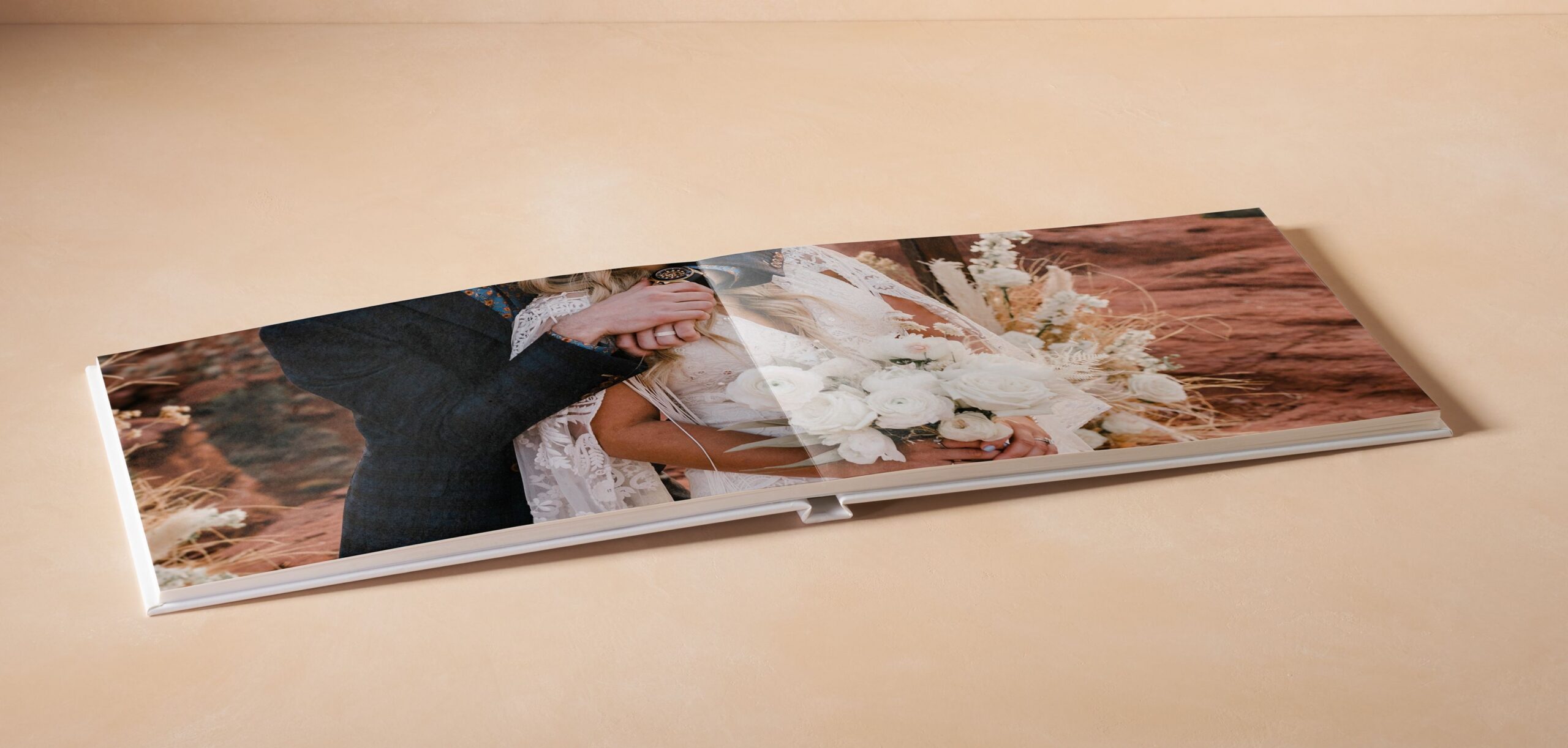 photo book with deluxe layflat pages