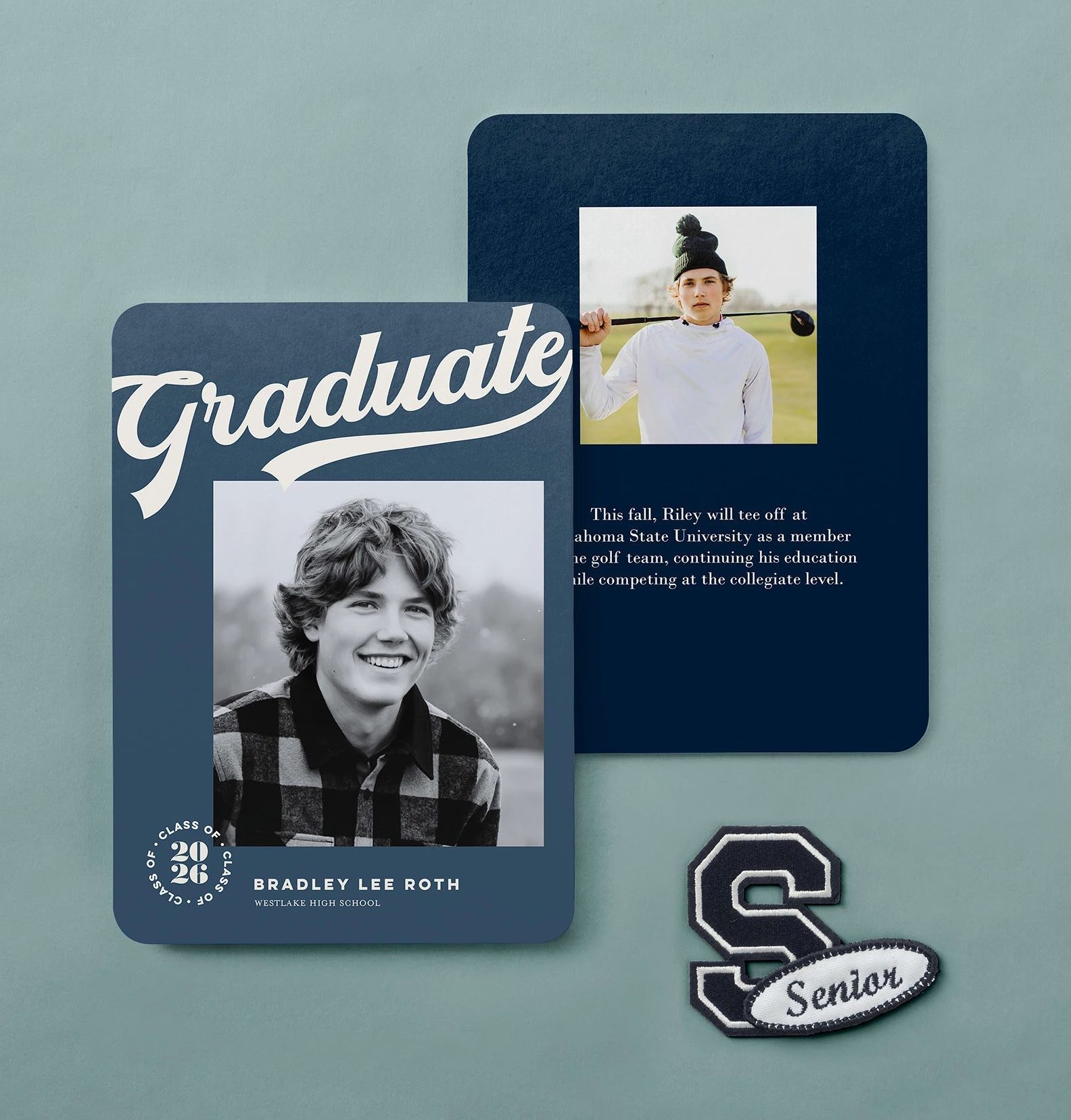 back of card message on graduation announcement 2026