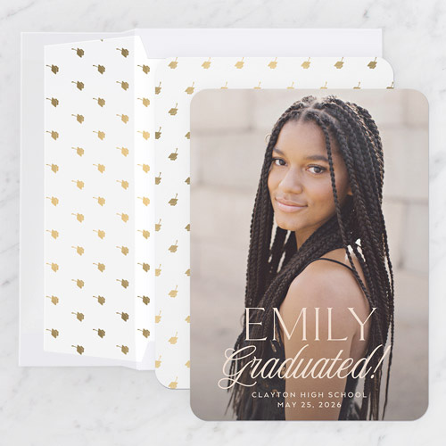 Academic Shine Graduation Announcement