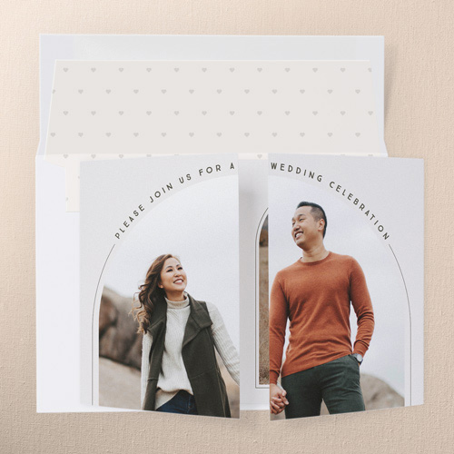 Arched Devotion Wedding Invitation design template