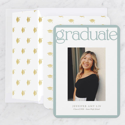 Boldly Said Graduation Announcement