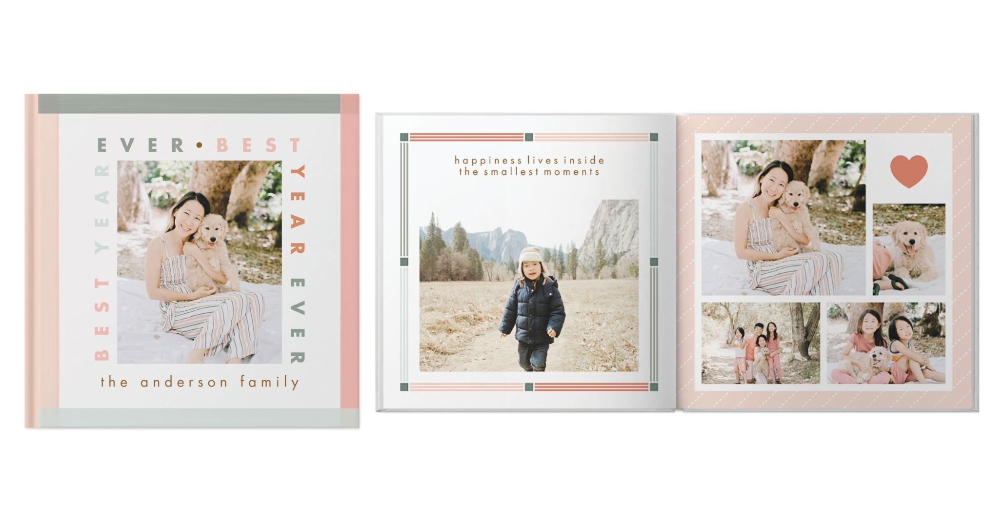 Cheerful Patterns Photo Book design template