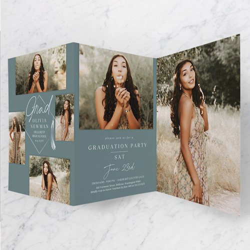 Effortless Excellence Graduation Invitation