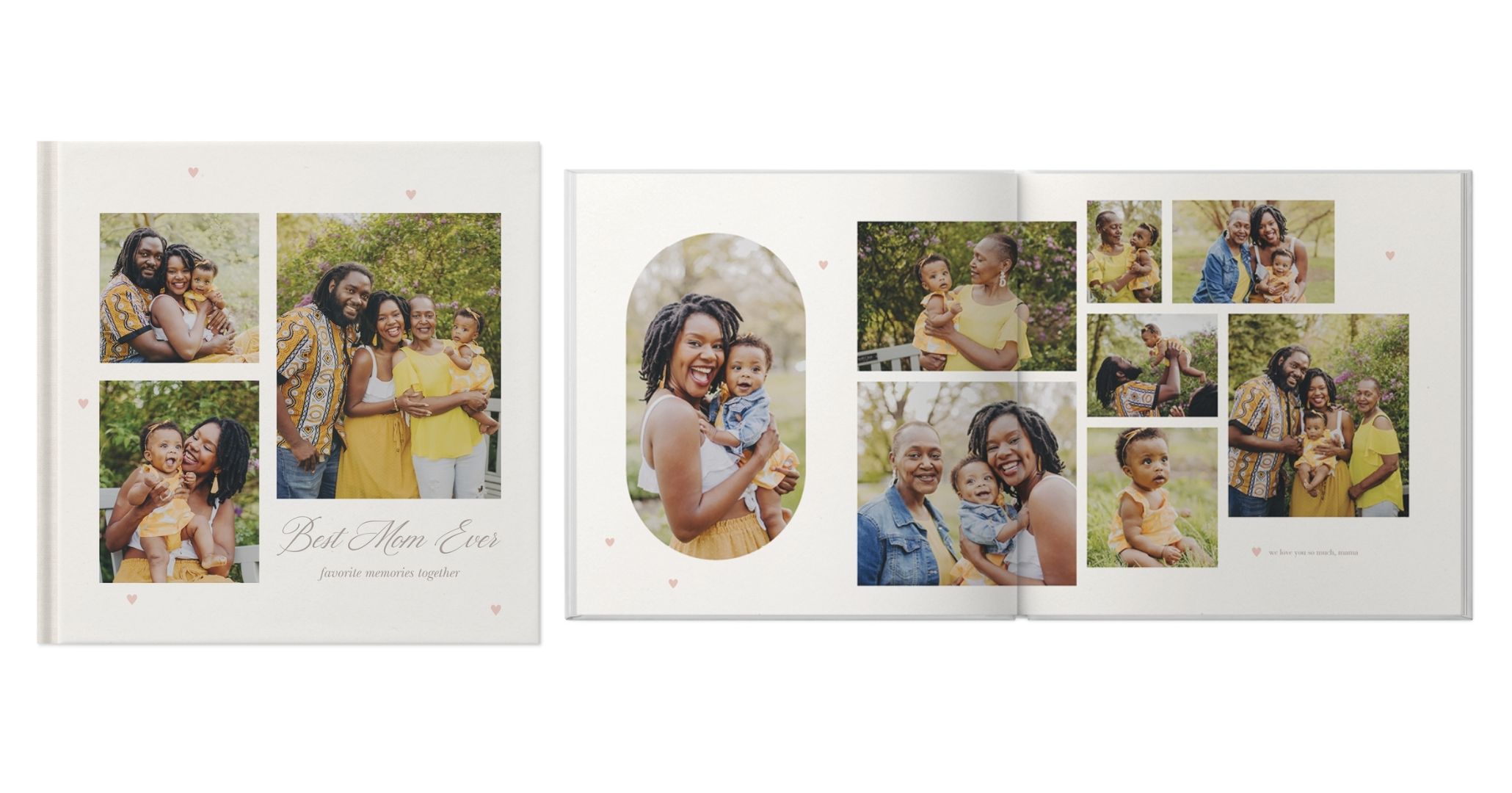 Generations of Love Photo Book design template