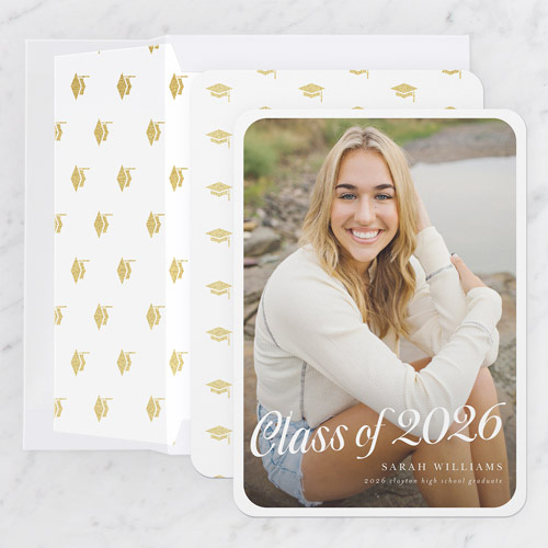 Jubilant Headline Graduation Announcement