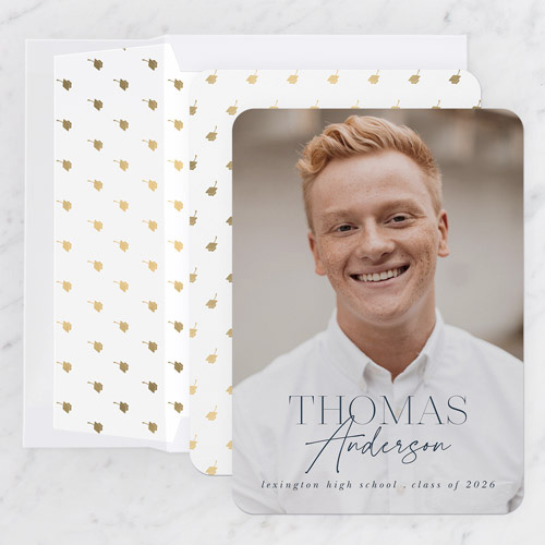 Luminous Headline Graduation Announcement