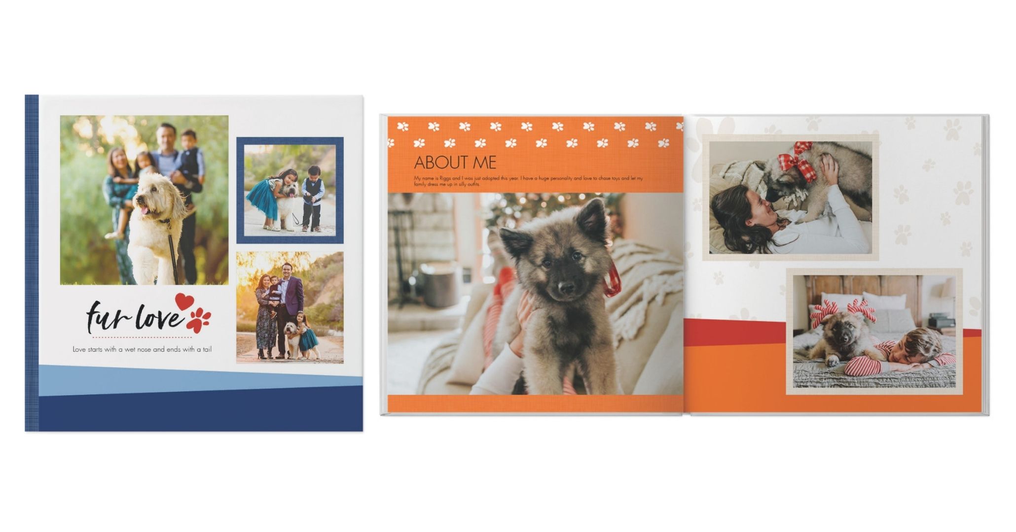 Pet Lover Photo Book design template