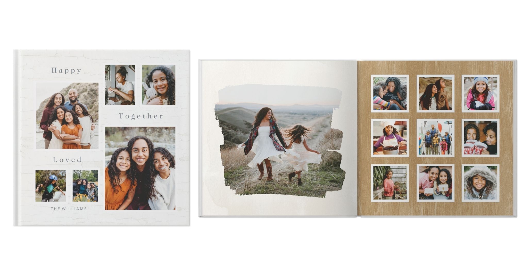 Rustic Gallery Photo Book design template