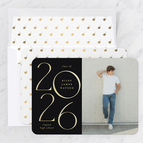 Staggered Year Graduation Announcement
