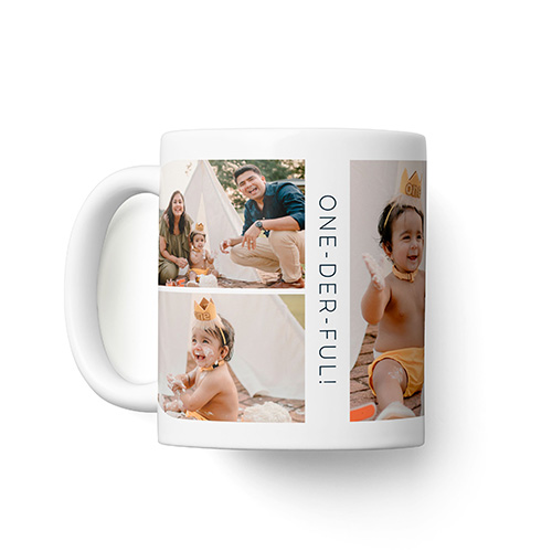 baby first birthday custom mug