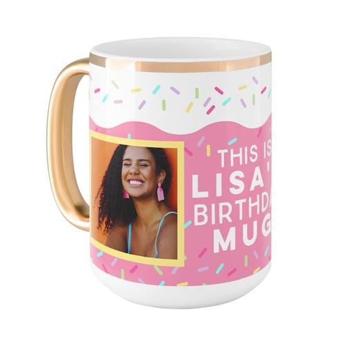 birthday design custom mug