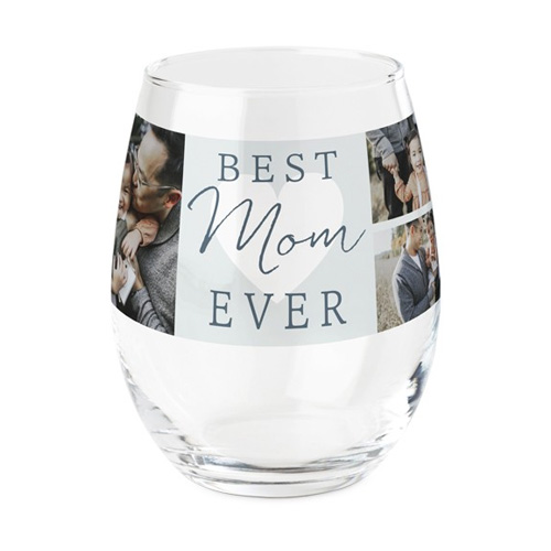 best mom ever wine glass