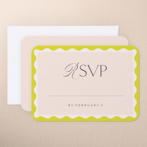 sunlit stripes rsvp card