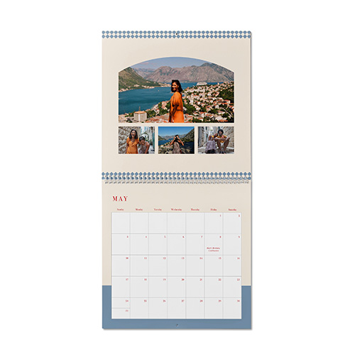 2026 photo wall calendar