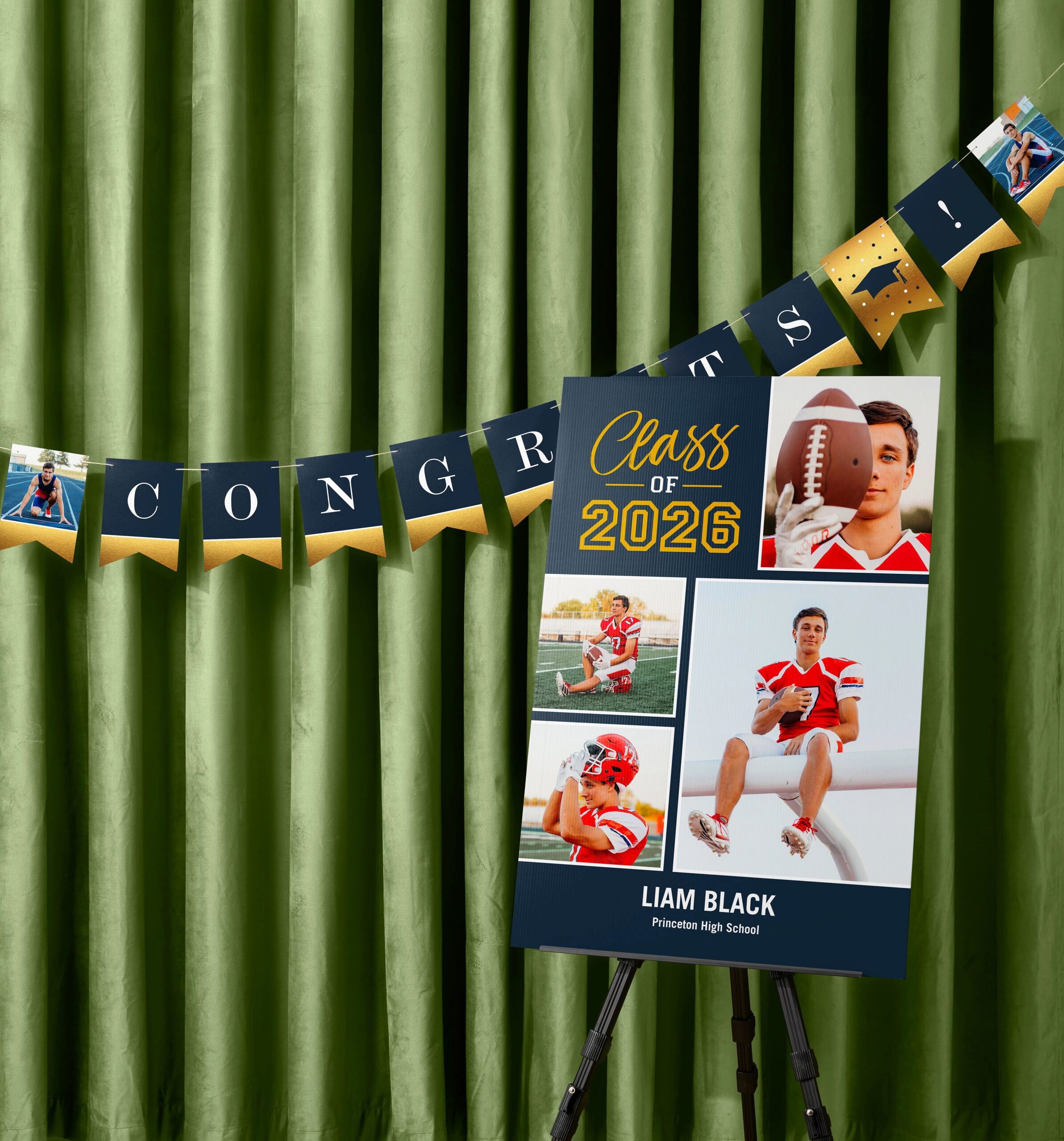 photo collage graduation poster board