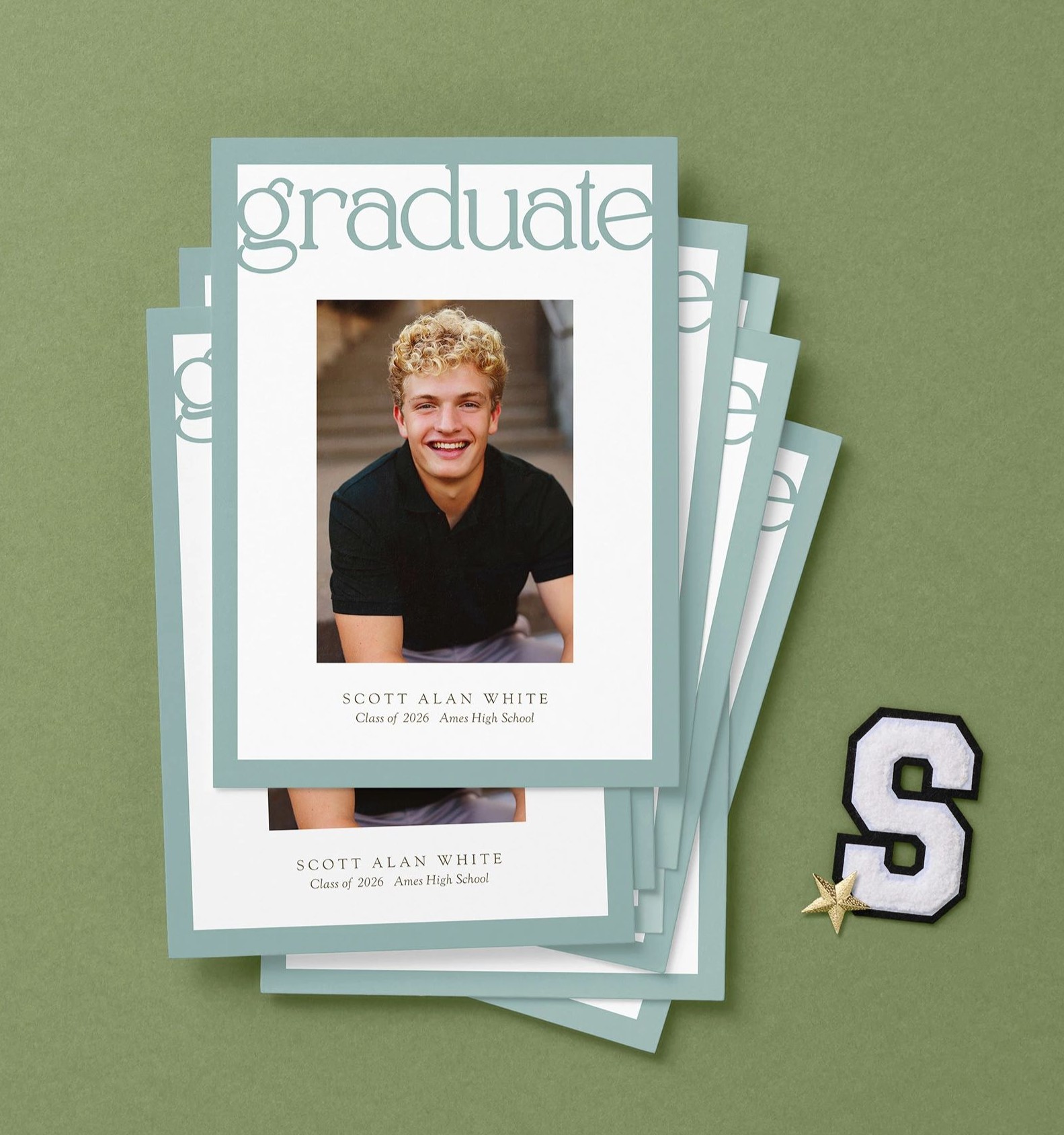 boldly said graduation announcement