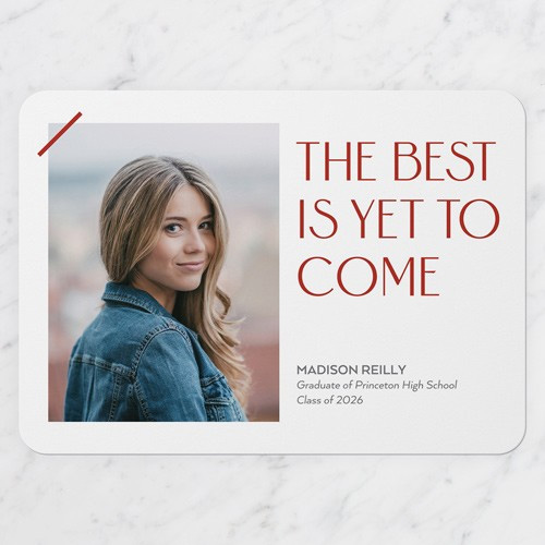 Elegant Accent Graduation Announcement