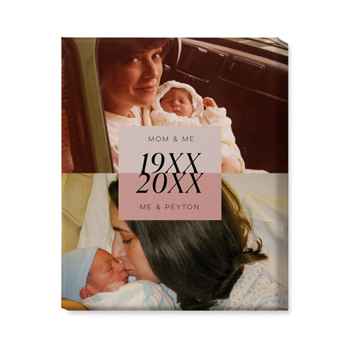 Then and Now Canvas Print