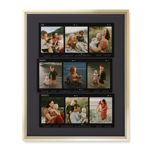 Travel Film Collage Canvas Print