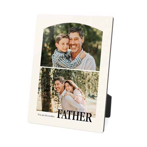 father's day desktop photo plaque