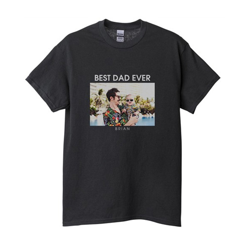 best dad ever custom t-shirt 