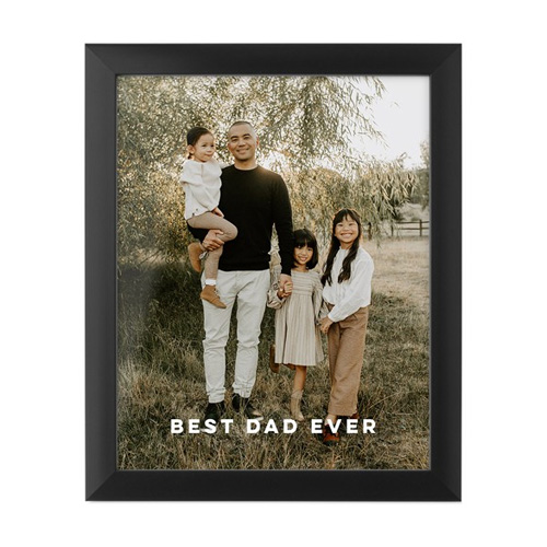 best dad ever tabletop framed print