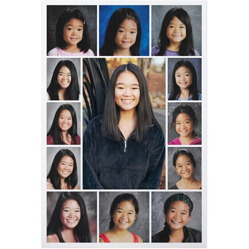 Gallery of Thirteen Frame Portrait Celebration Photo Board