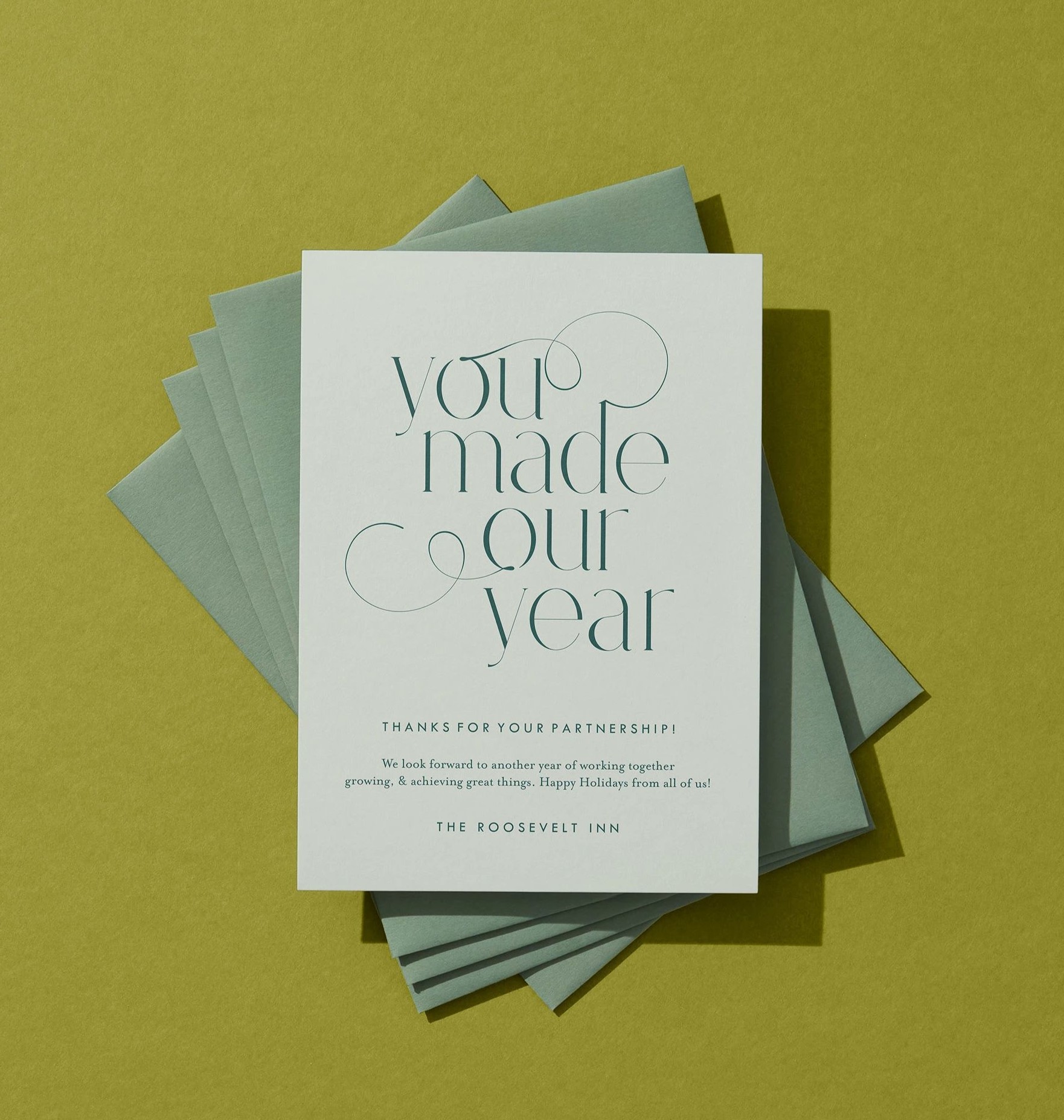business holiday card