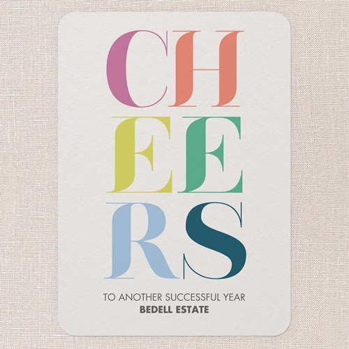 Vivid Cheers Holiday Card