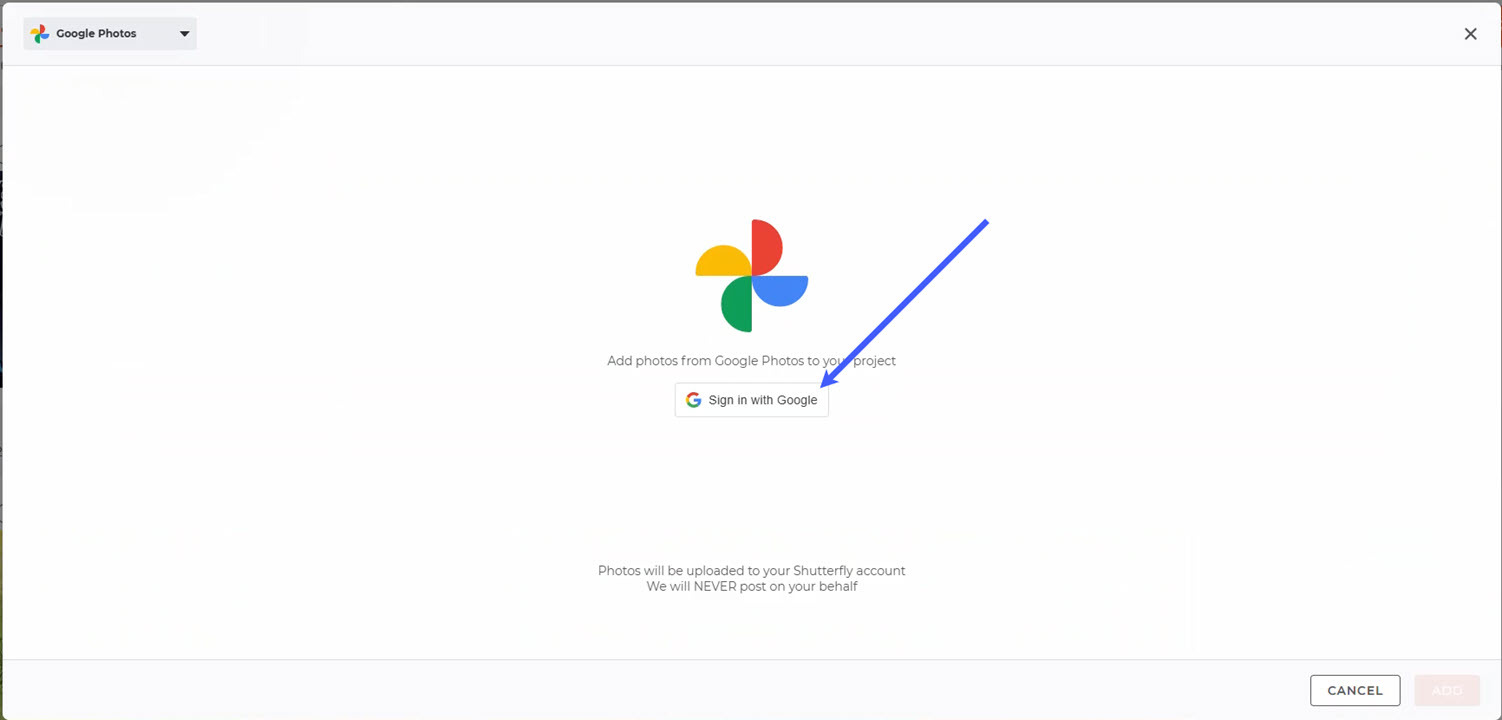 sign into google account