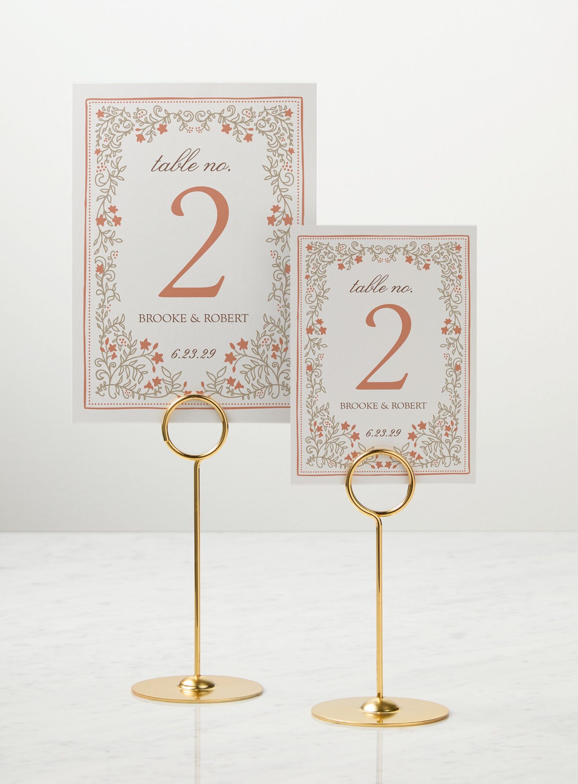 wedding table numbers