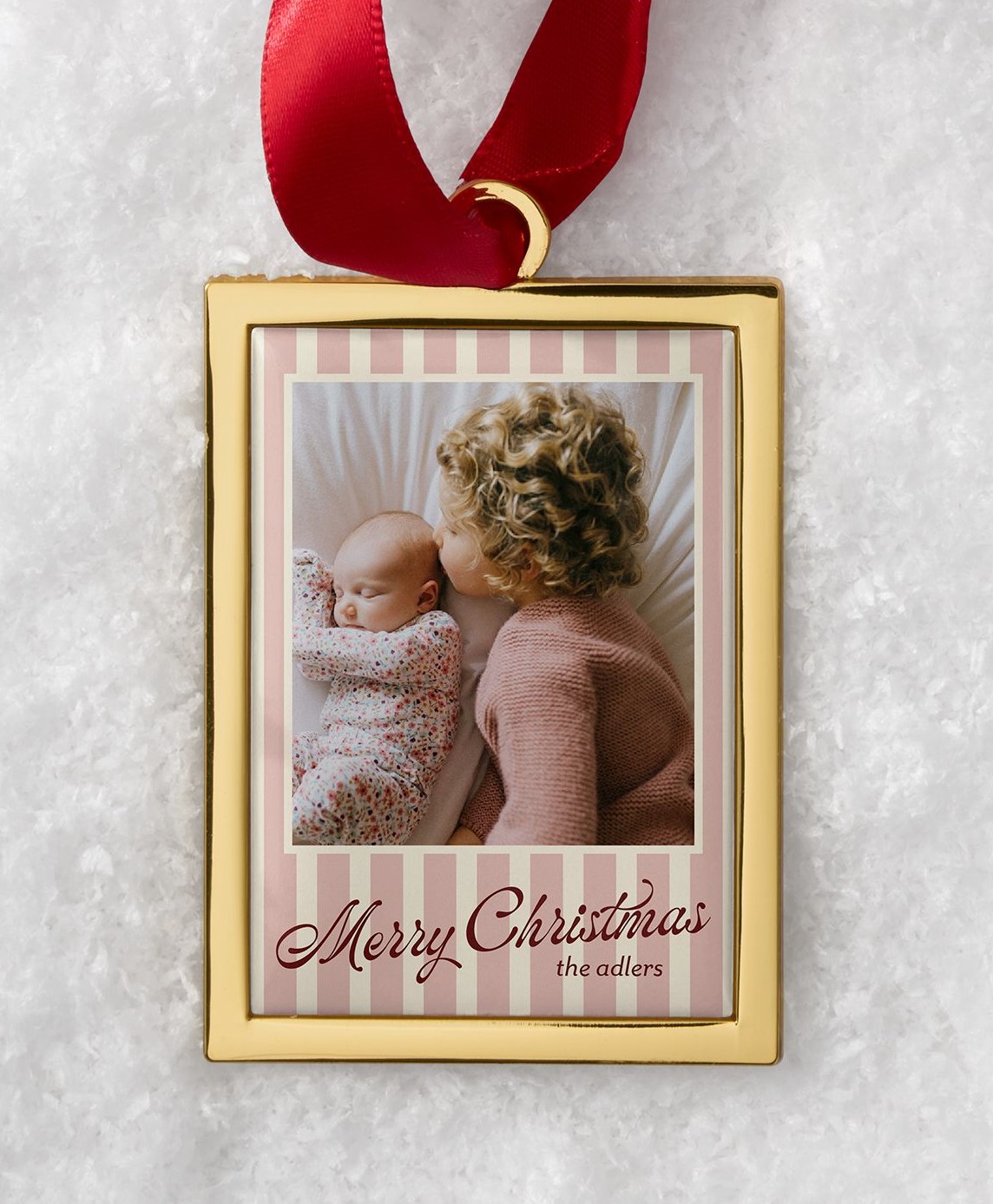 gold luxe frame ornament