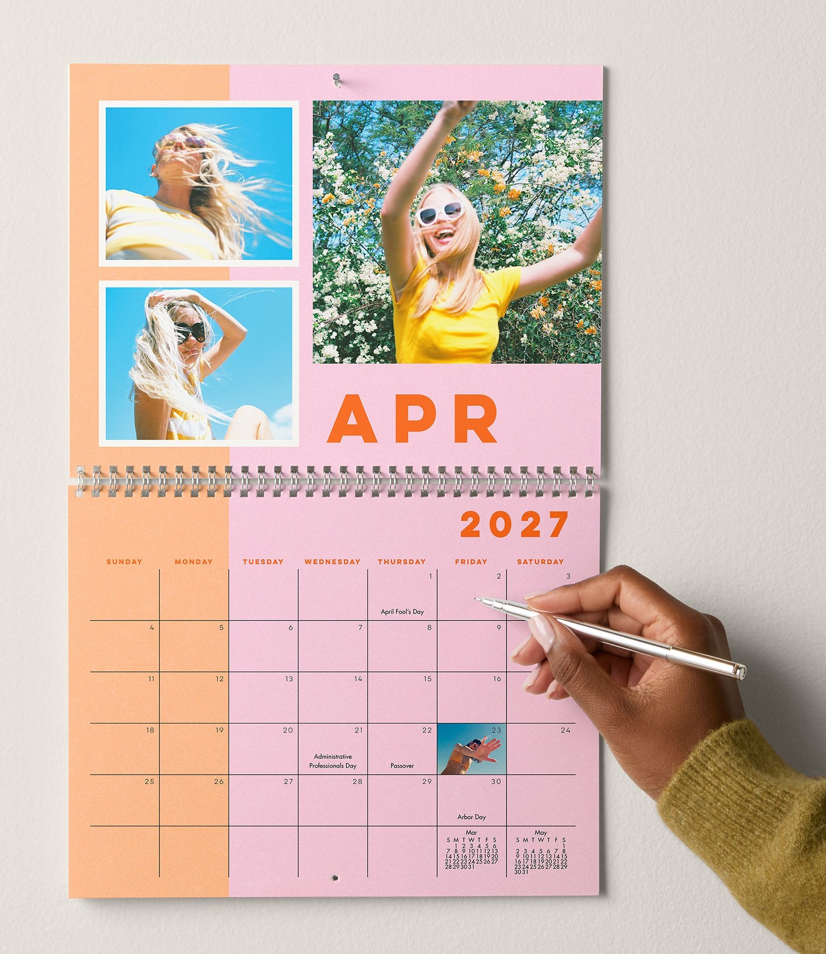 2027 photo wall calendar