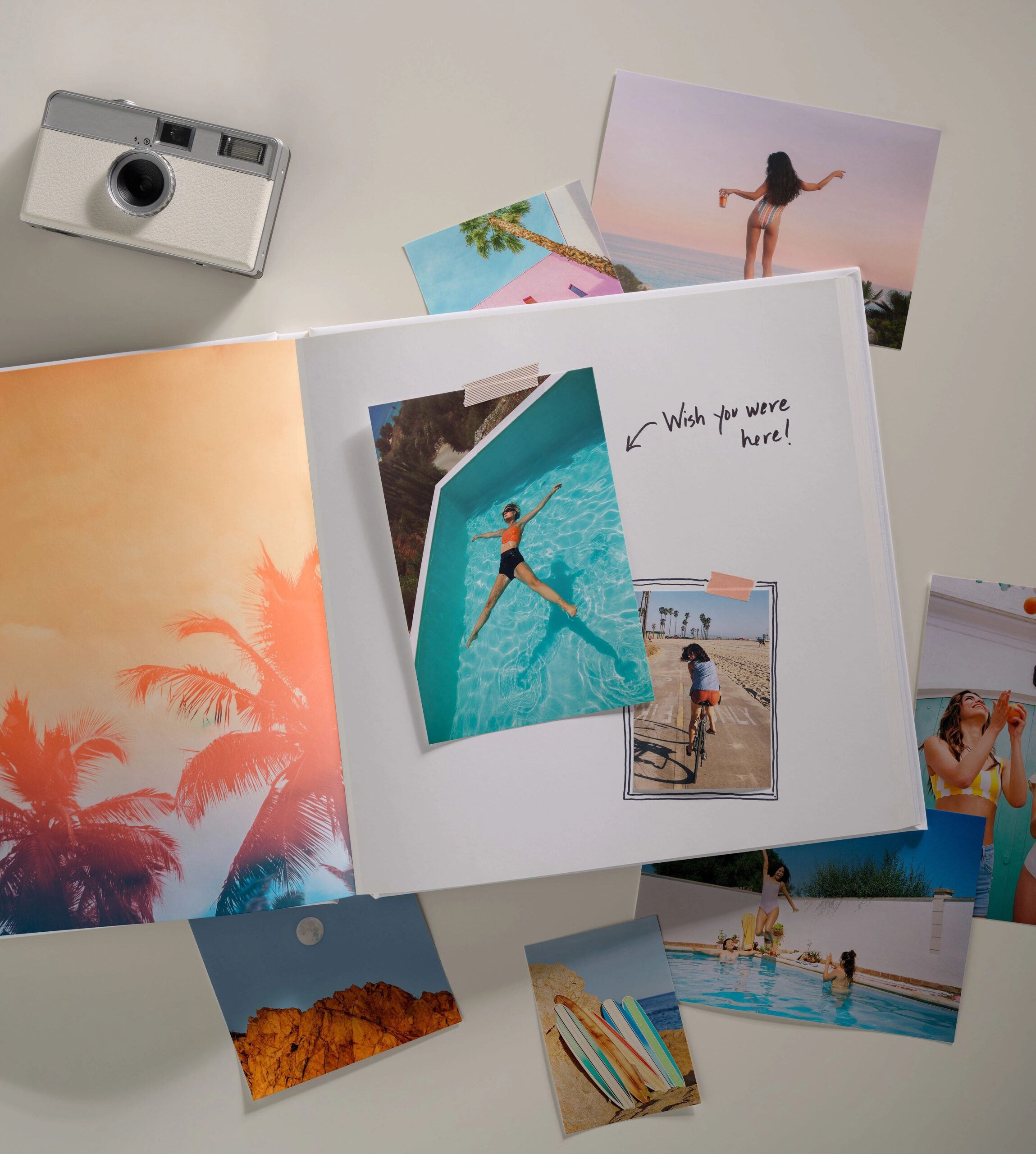 wallet print in scrapbook