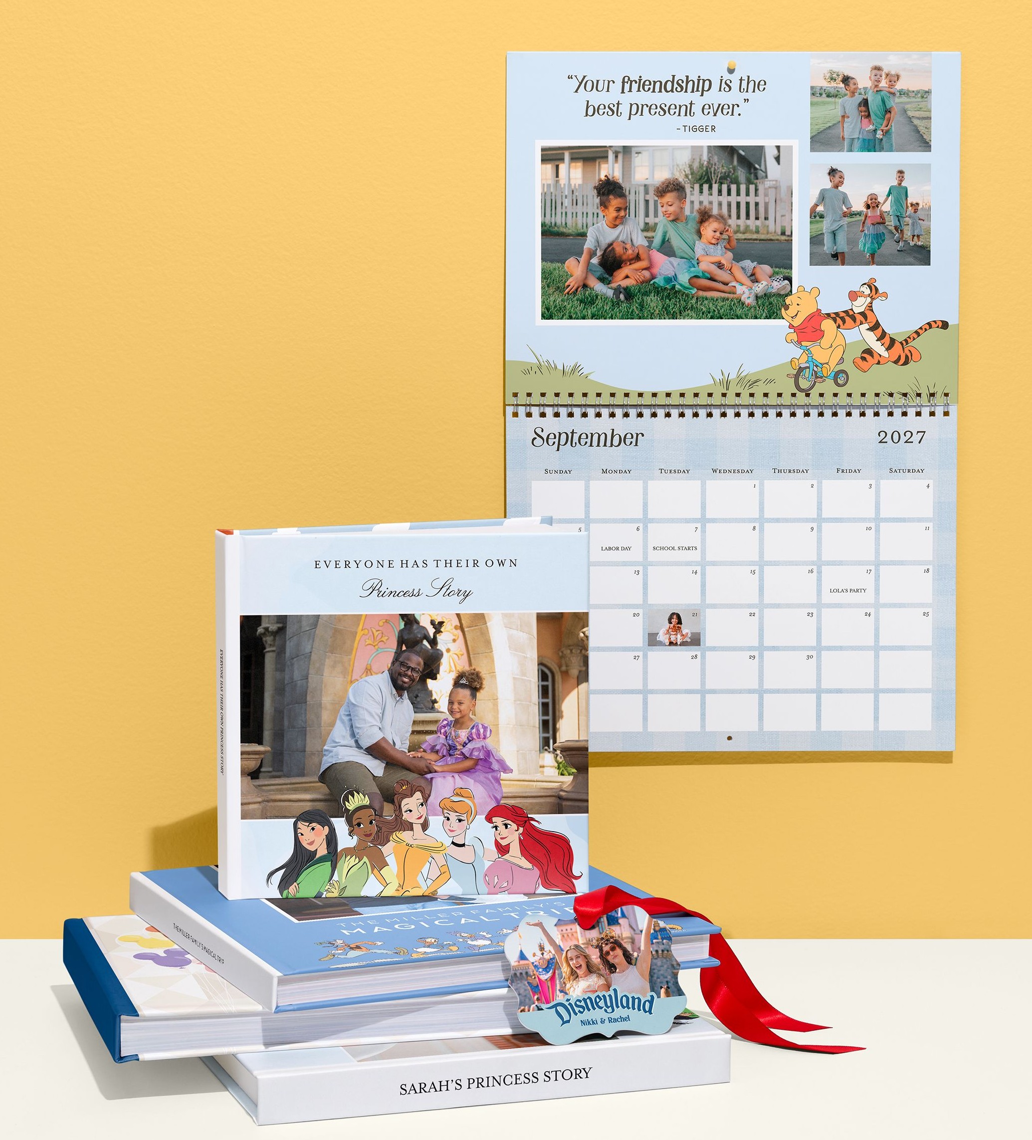 Disney photo calendar and photo books
