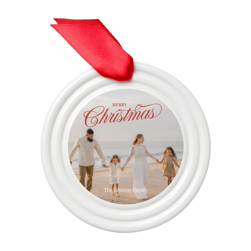 Classic Wishes Ceramic Ornament