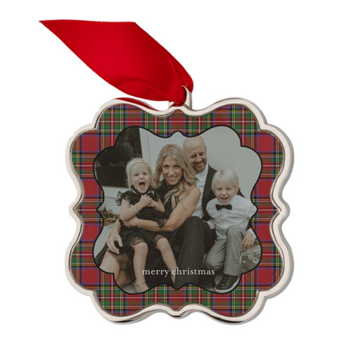 Timeless Tartan Keepsake Ornament