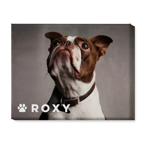 dog canvas print