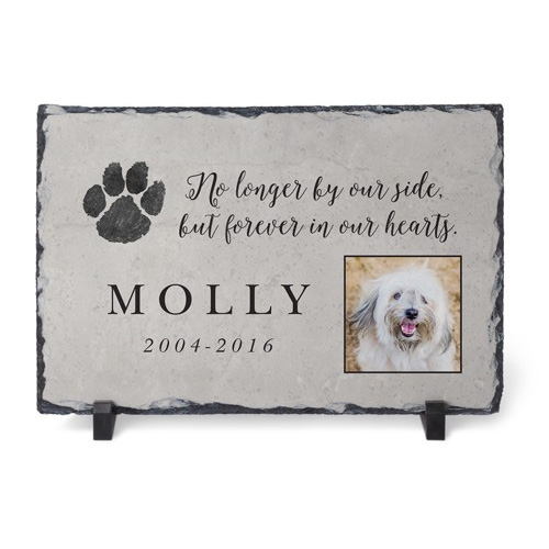 pet memorial slate plaque