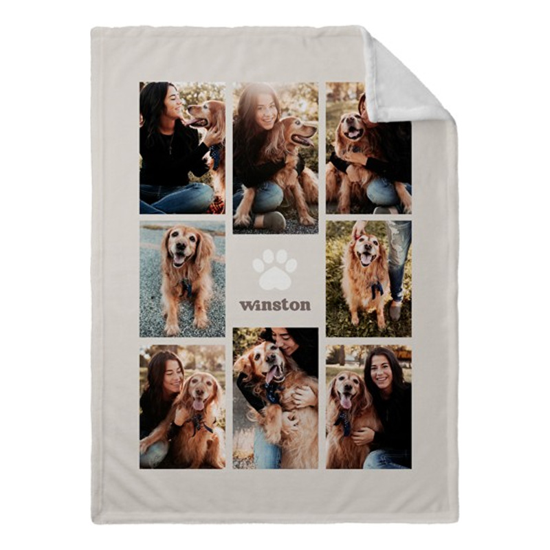 pet photo blanket