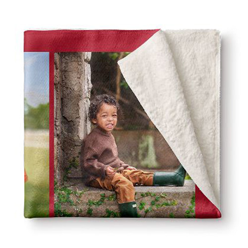 sherpa fleece photo blanket